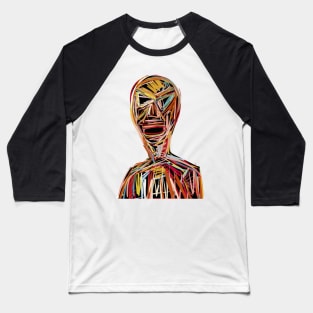 Graffiti Scream Munch Baseball T-Shirt